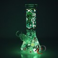 WATER PIPE GLOW IN DARK ALIEN SKULL WP1081 1CT